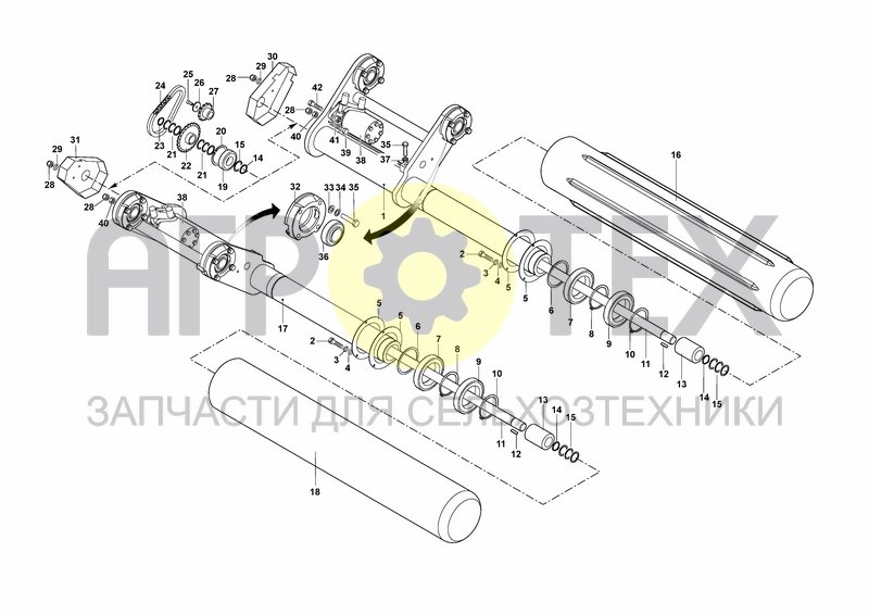 Чертеж FEEDING ROLLERS