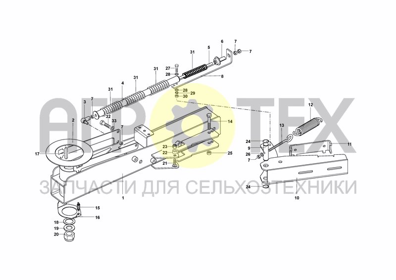 Чертеж REEL SUPPORT ARM