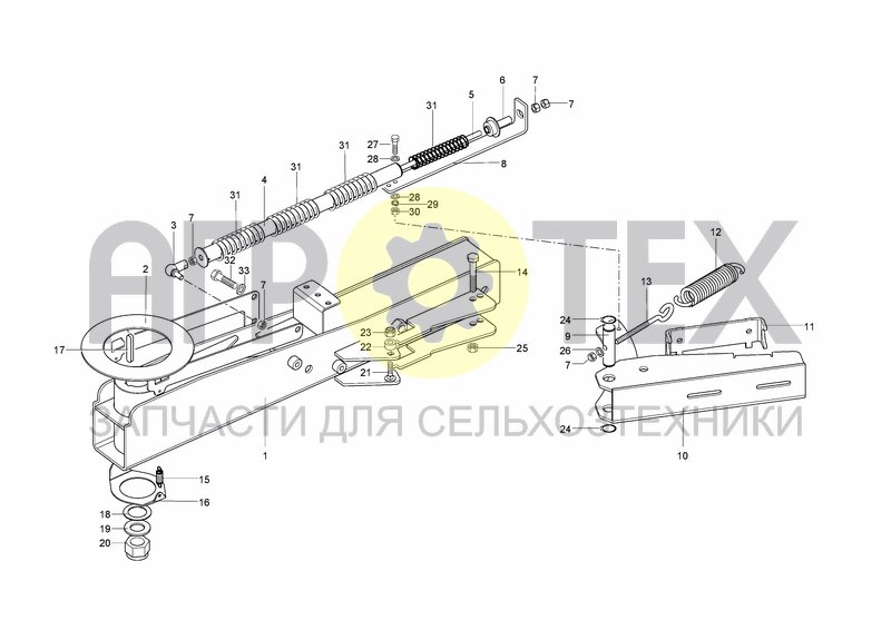 Чертеж REEL SUPPORT ARM