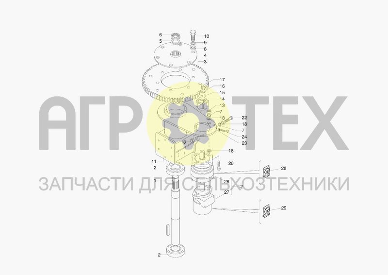 Чертеж MOTOR SUPPORT