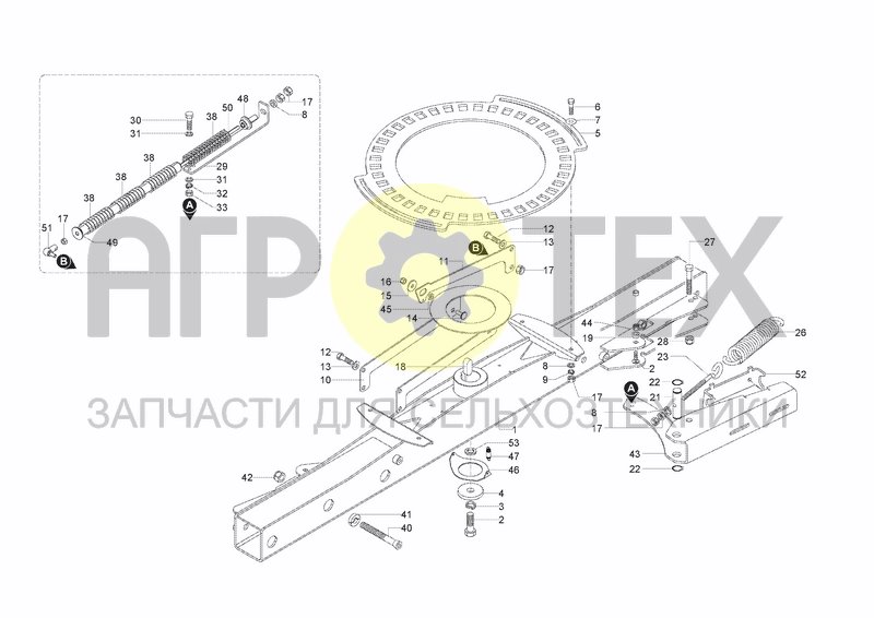 Чертеж REEL SUPPORT ARM