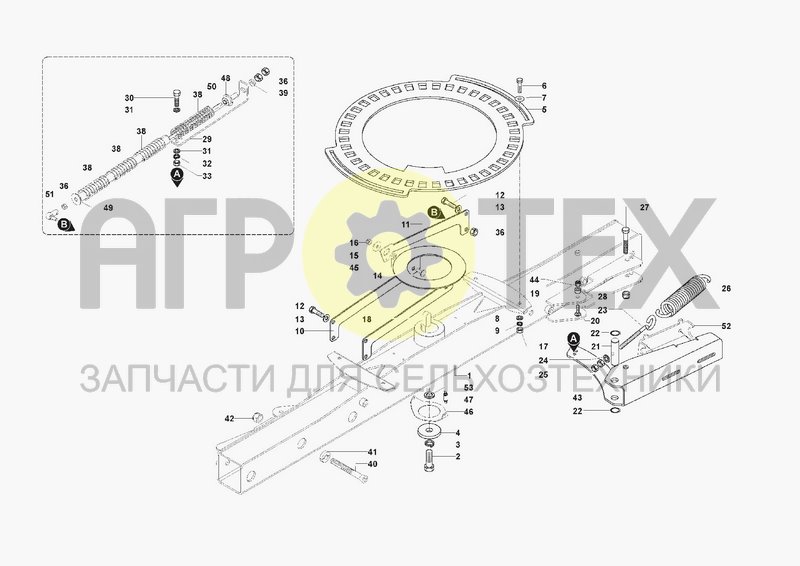 Чертеж REEL SUPPORT ARM