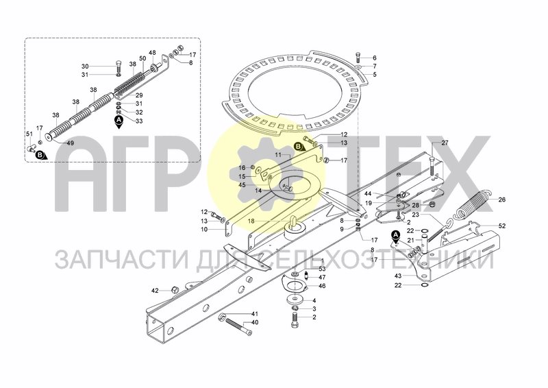 Чертеж REEL SUPPORT ARM