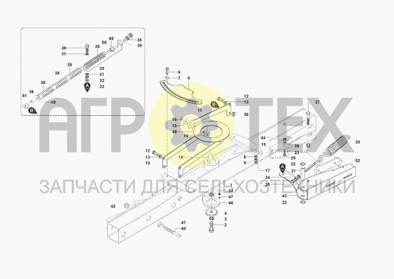 Чертеж REEL SUPPORT ARM