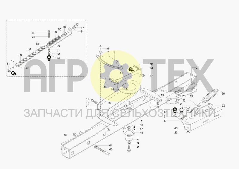 Чертеж REEL SUPPORT ARM