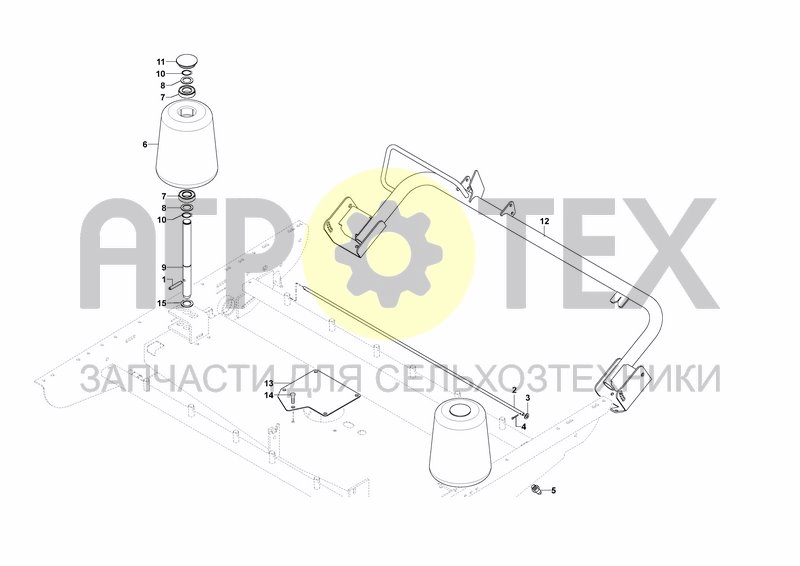 Чертеж HOLDING PIPE AND ROLLER