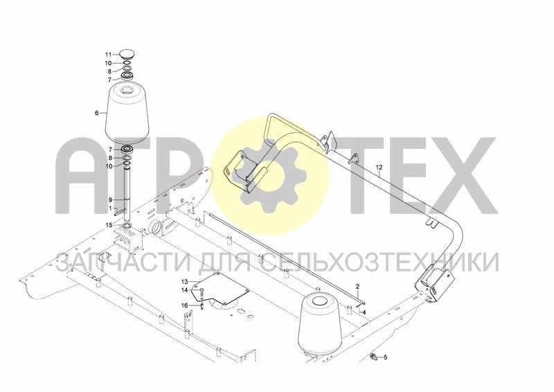 Чертеж HOLDING PIPE AND ROLLER