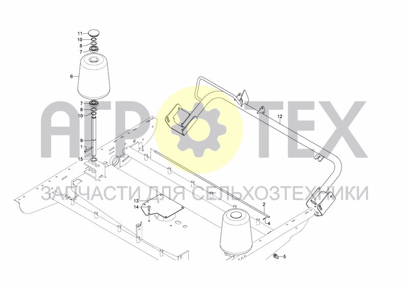 Чертеж HOLDING PIPE AND ROLLER