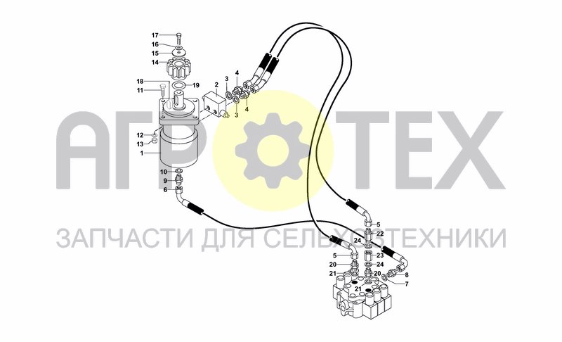 Чертеж HYDRAULIC SYSTEM