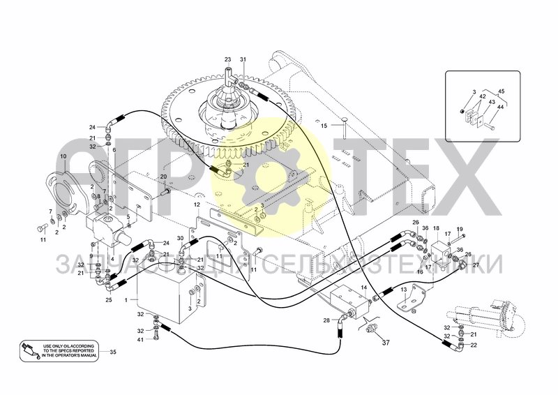 Чертеж HYDRAULIC SYSTEM