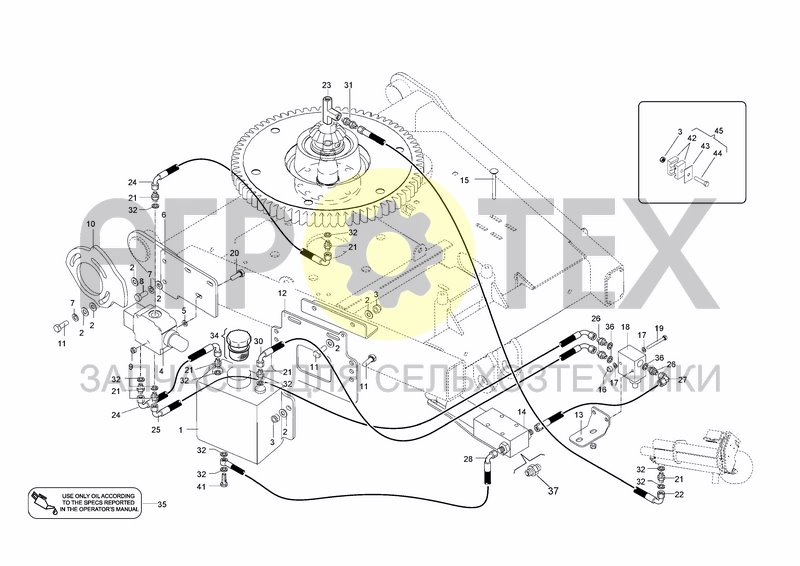 Чертеж HYDRAULIC SYSTEM