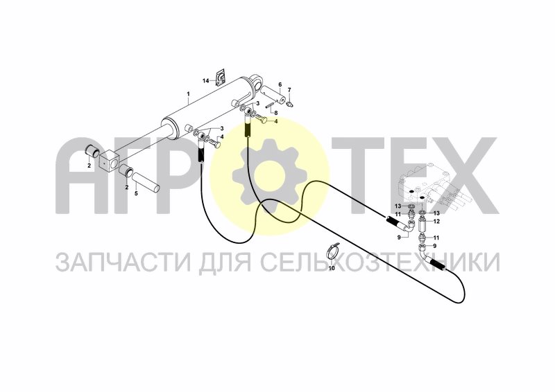 Чертеж HYDRAULIC SYSTEM