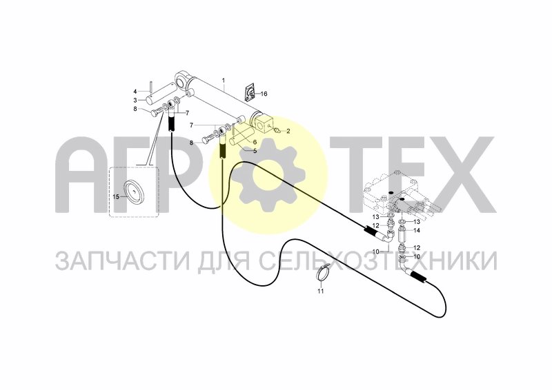 Чертеж HYDRAULIC SYSTEM