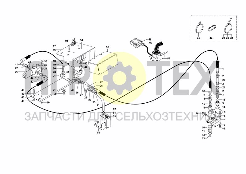 Чертеж HYDRAULIC SYSTEM