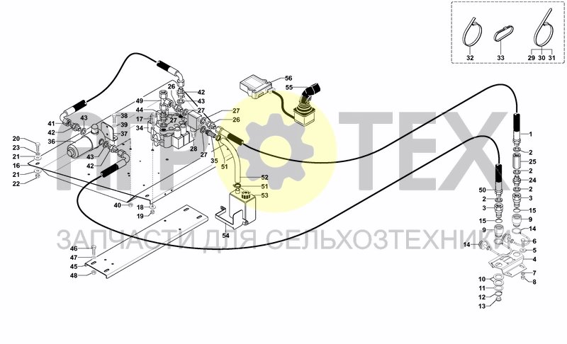 Чертеж HYDRAULIC SYSTEM