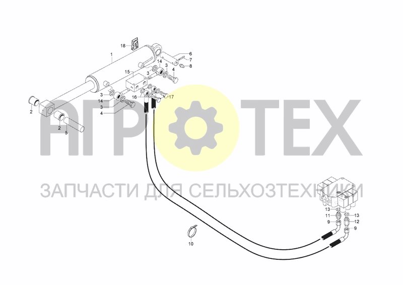 Чертеж HYDRAULIC SYSTEM