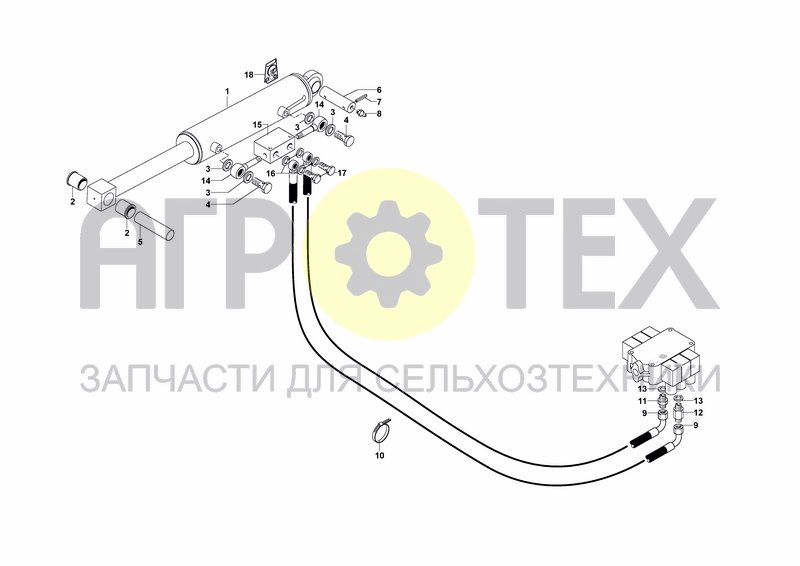 Чертеж HYDRAULIC SYSTEM