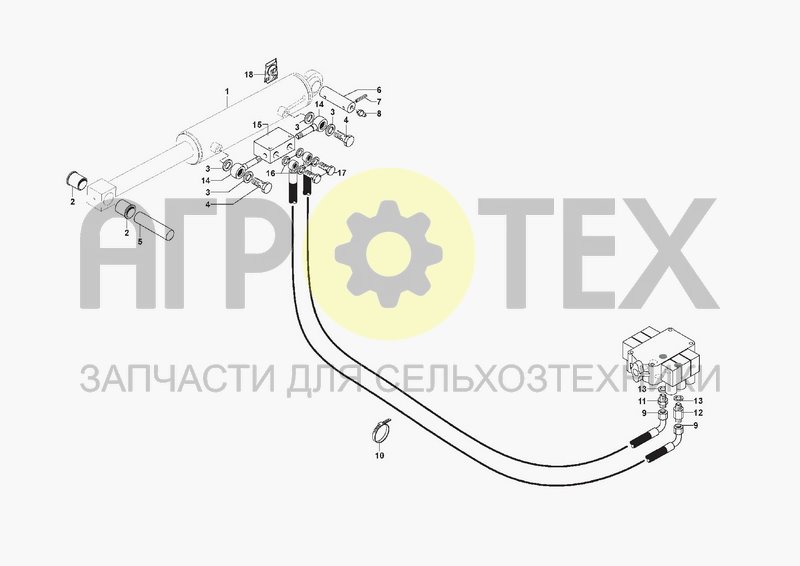 Чертеж HYDRAULIC SYSTEM