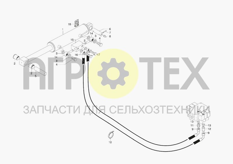 Чертеж HYDRAULIC SYSTEM