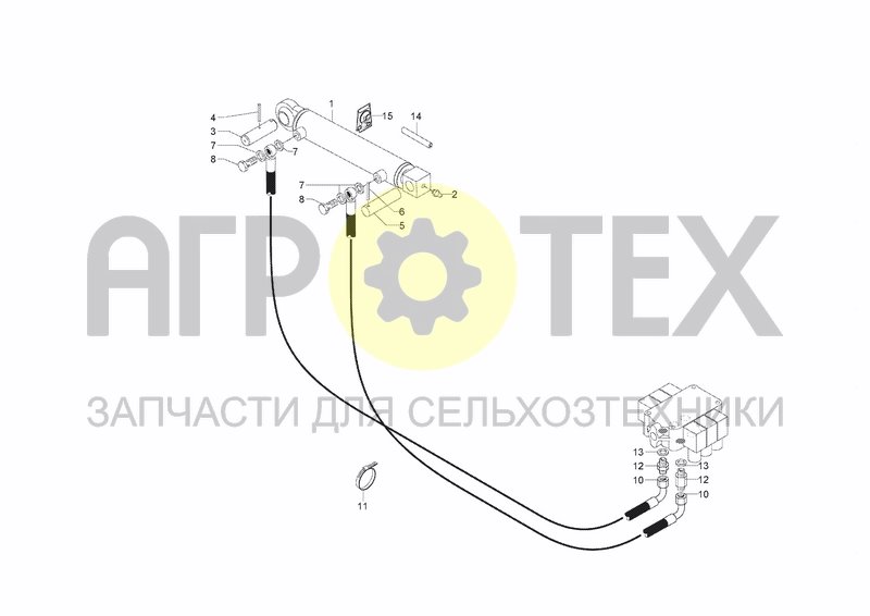 Чертеж HYDRAULIC SYSTEM