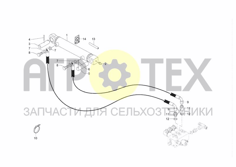 Чертеж HYDRAULIC SYSTEM - TILTING TABLE