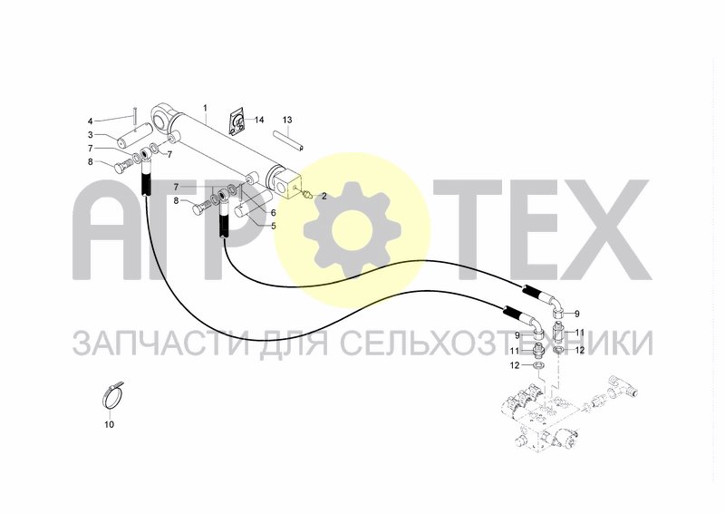 Чертеж HYDRAULIC SYSTEM - TILTING TABLE