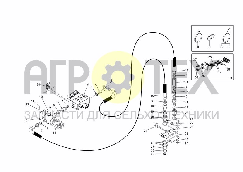 Чертеж HYDRAULIC SYSTEM