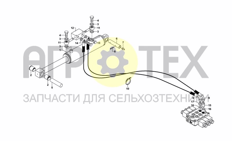 Чертеж HYDRAULIC SYSTEM