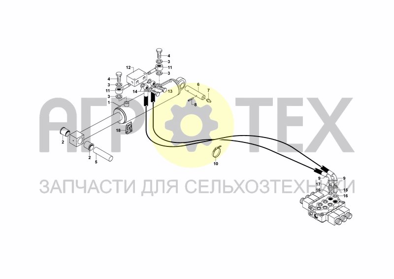 Чертеж HYDRAULIC SYSTEM