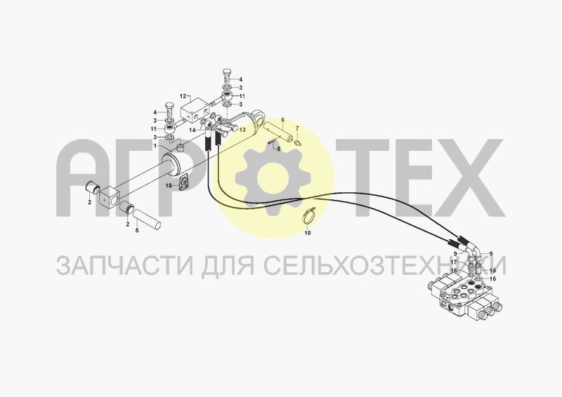 Чертеж HYDRAULIC SYSTEM