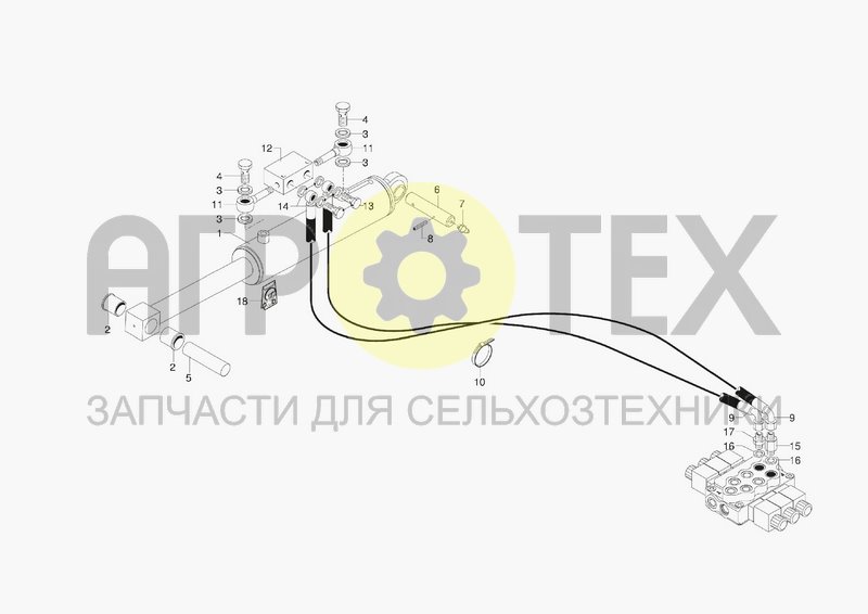 Чертеж HYDRAULIC SYSTEM