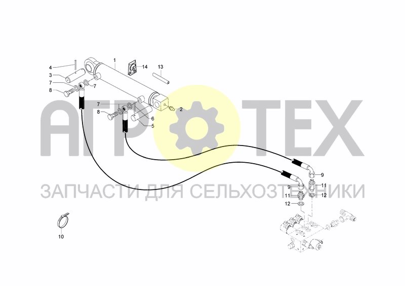 Чертеж HYDRAULIC SYSTEM