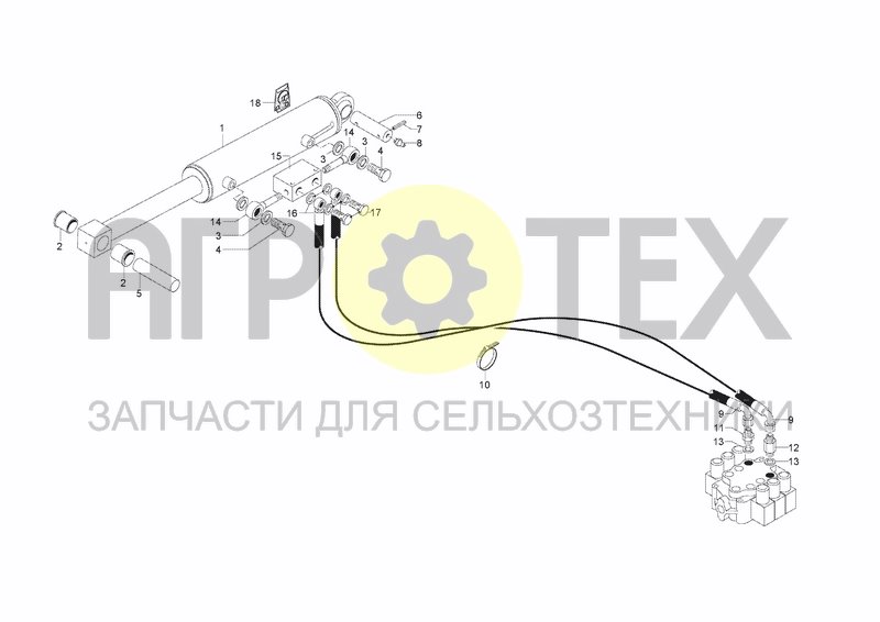 Чертеж HYDRAULIC SYSTEM