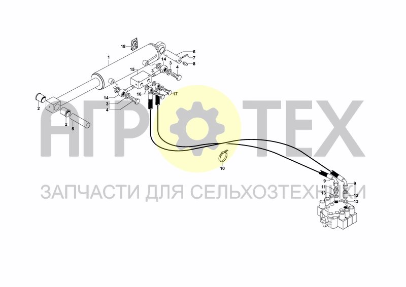 Чертеж HYDRAULIC SYSTEM