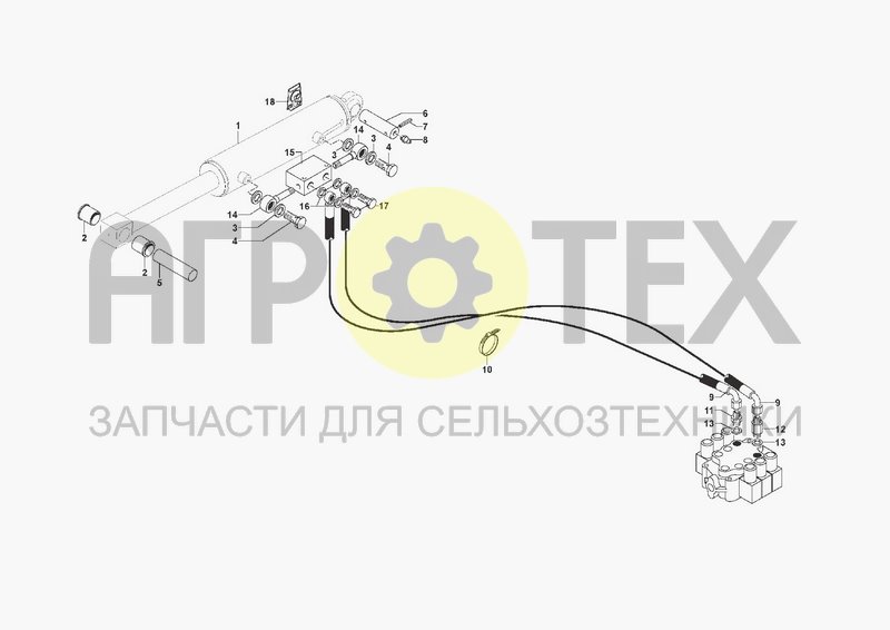 Чертеж HYDRAULIC SYSTEM