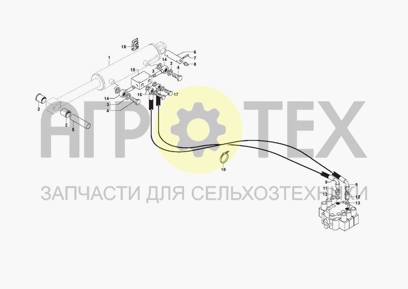 Чертеж HYDRAULIC SYSTEM