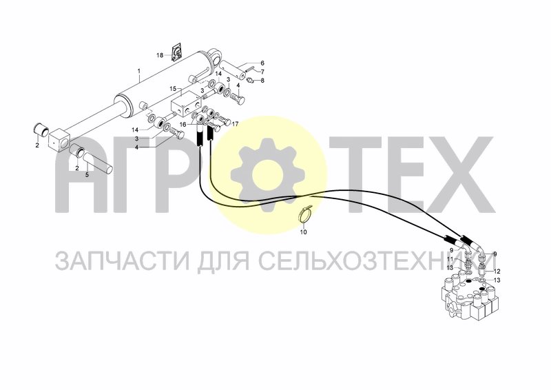 Чертеж HYDRAULIC SYSTEM