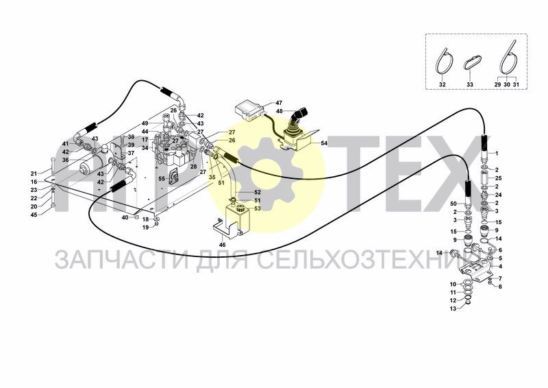 Чертеж HYDRAULIC SYSTEM