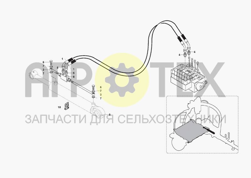 Чертеж HYDRAULIC SYSTEM