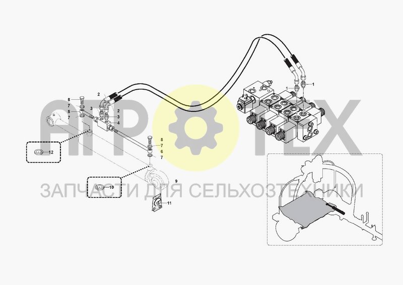 Чертеж HYDRAULIC SYSTEM