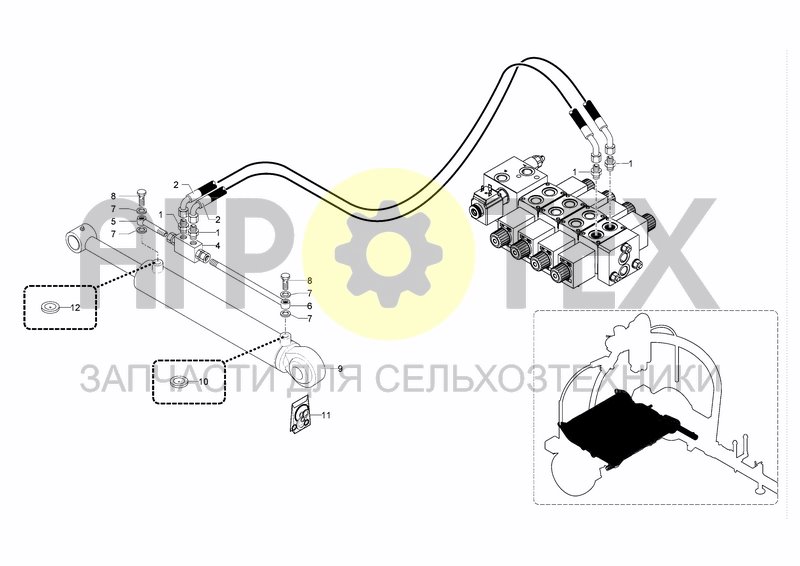 Чертеж HYDRAULIC SYSTEM