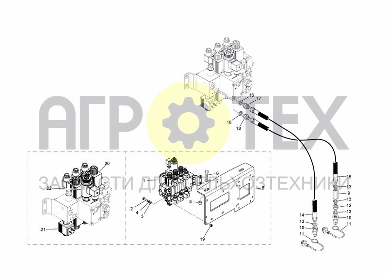 Чертеж HYDRAULIC SYSTEM