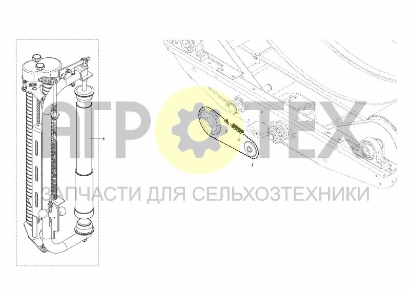 Чертеж ADAPTER KIT FOR 500 MM FILM ROLL