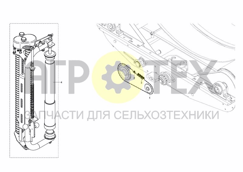 Чертеж ADAPTER KIT FOR 500 MM FILM ROLL