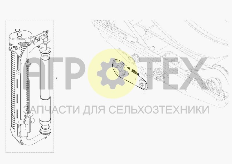 Чертеж ADAPTER KIT FOR 500 MM FILM ROLL