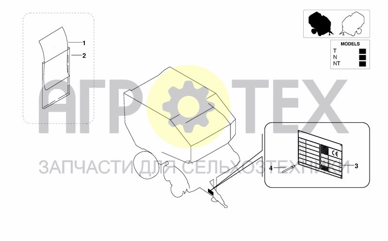 Чертеж IDENTIFICATION PLATE AND CE DECLARATION OF COFORMI