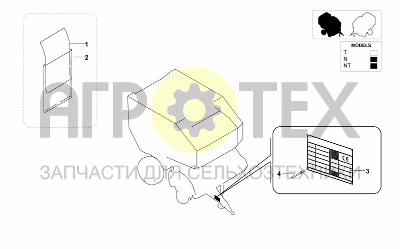 Чертеж IDENTIFICATION PLATE AND CE DECLARATION OF COFORMI