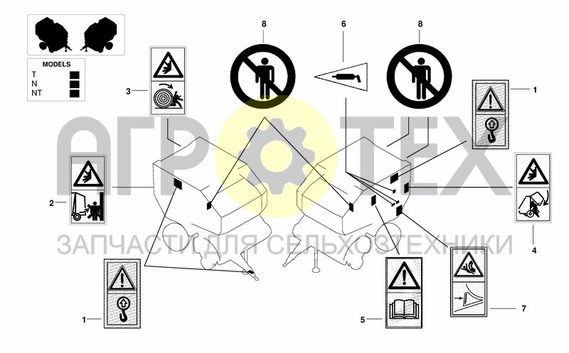 Чертеж DECALS FOR TAILGATE