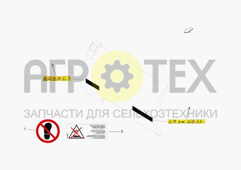 Чертеж DECALS FOR FRONT COVER