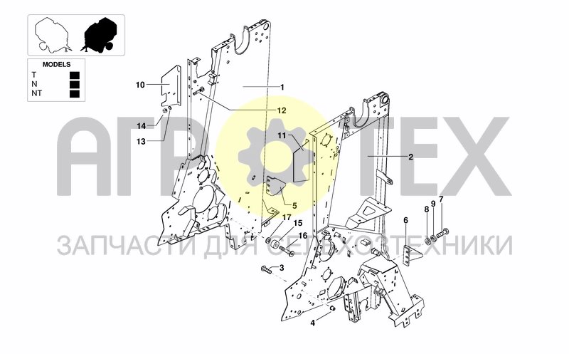 Чертеж FRONT FRAME